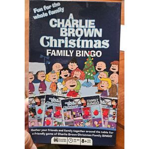A Charlie Brown Christmas Family Bingo Game